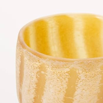 Amazon｜はせがわ 湯のみ 綫(せん) 金茶色 吹きガラスE 金茶色